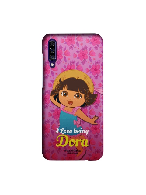 

macmerise Pink & Blue Lovely Dora Samsung Galaxy A30s Case