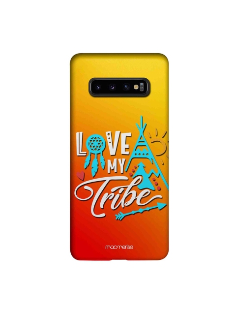 

macmerise Yellow & Orange Love My Tribe Samsung Galaxy S10 Plus Macmerise Illustrations Back Case