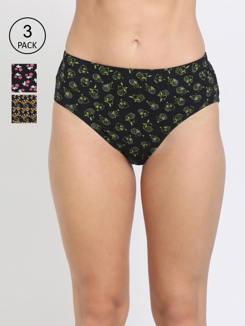 

DIXCY SCOTT Slimz Women Pack Of 3 Assorted Briefs PR119683-