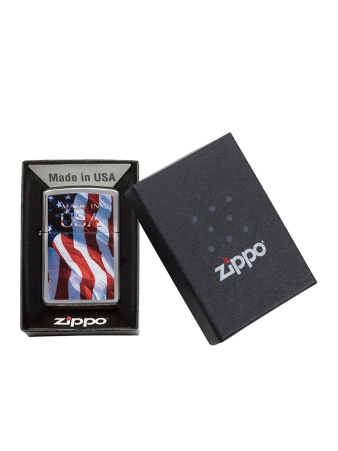 

Zippo Silver-Toned Brushed Chrome Pocket Lighter