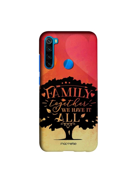 

macmerise Red & Yellow Family Is All Xiaomi Redmi Note 8 Back Cover