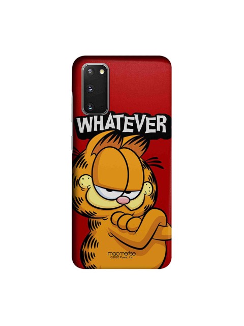 

macmerise Red & Brown Yeah Whatever Samsung Galaxy S20 Back Case