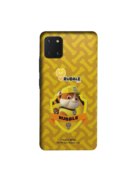 

macmerise Yellow & Brown Cartoon Characters Rubble Paw Patrol Samsung Galaxy Note 10 Lite Mobile Back Case
