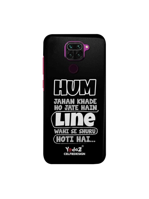 

macmerise Black & White Hum Jahan Khade Ho Jate Redmi Note 9 Back Case