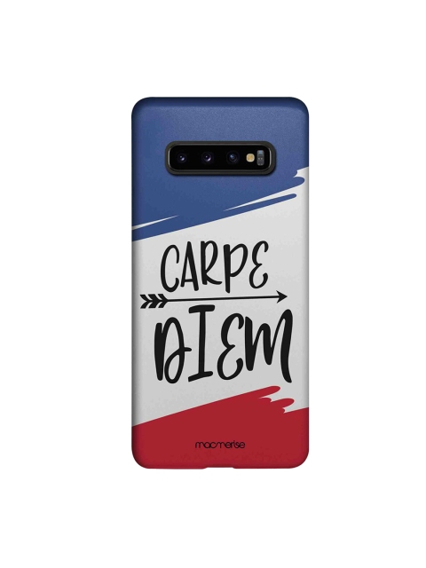 

macmerise Blue & Red Carpe Diem Samsung Galaxy S10 Plus Back Cover