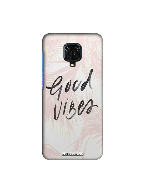 

macmerise Pink & White Good Vibes Xiaomi Redmi Note 9 Pro Max Back Cover