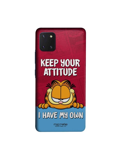 

macmerise Maroon & Blue Attitude Garfield Samsung Galaxy Note 10 Lite Case