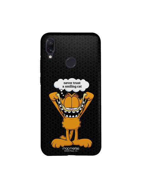 

macmerise Black & Orange Smiling Garfield Xiaomi Redmi Note 7 Back Cover