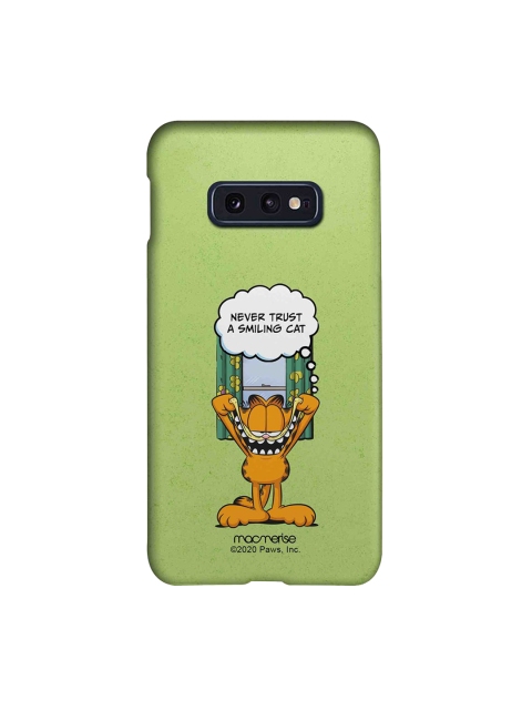 

macmerise Green & Orange Keep Smiling Samsung Galaxy S10E Garfield Back Case