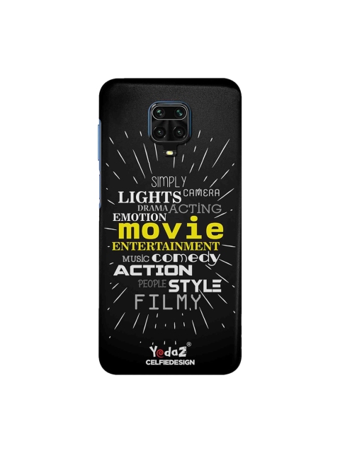 

macmerise Balck & White Yedaz Movie Entertainment Comedy Xiaomi Redmi Note 9 Pro Max Back Cover, Black