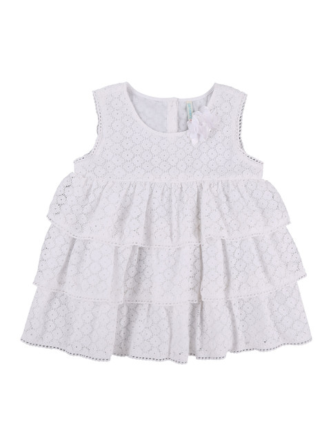 

Pantaloons Junior Girls White Solid Blouson Top