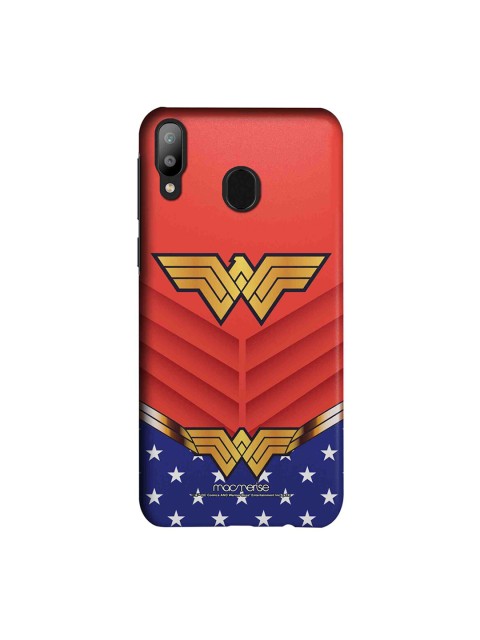 

macmerise Red & Blue DC Comics Suit Up Wonder Woman Samsung Galaxy M20 Case