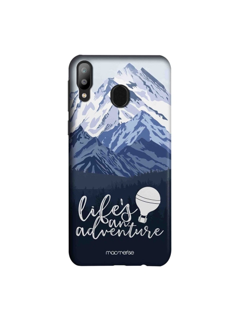 

macmerise Blue & White Life's An Adventure Samsung Galaxy M20 Back Cover