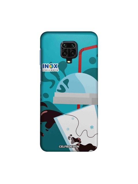 macmerise Teal Blue & Red Inox Sipup Redmi Note 9 Pro Max Back Case