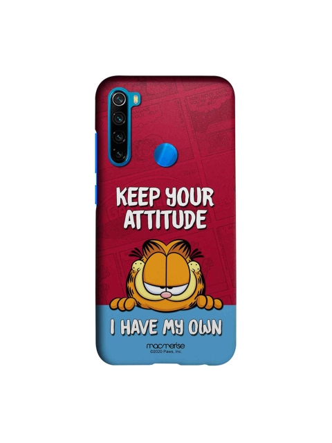 

macmerise Pink & Blue Attitude Garfield Xiaomi Redmi Note 8 Back Cover