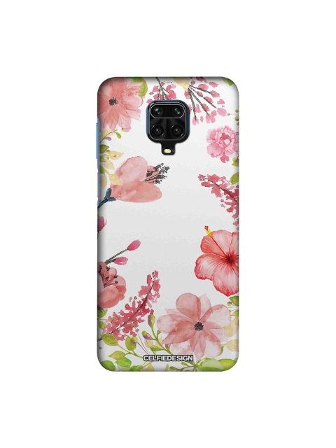 

macmerise White & Pink Aquarelle Gardens Xiaomi Redmi Note 9 Pro Back Cover