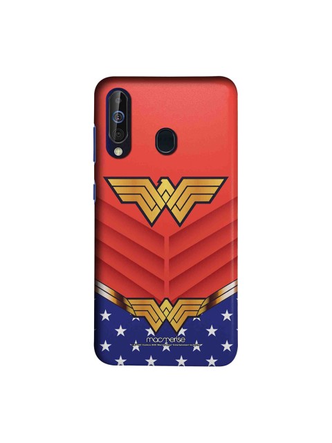 

macmerise Red & Blue DC Comics Suit Up Wonder Woman Samsung Galaxy A60 Case