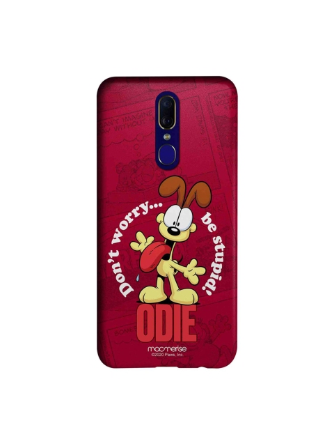 

macmerise Red & Yellow Odie Dont Worry Oppo F11 Back Case