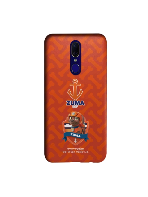 

macmerise Rust Red & Orange Zuma Paw Patrol Oppo F11 Back Case