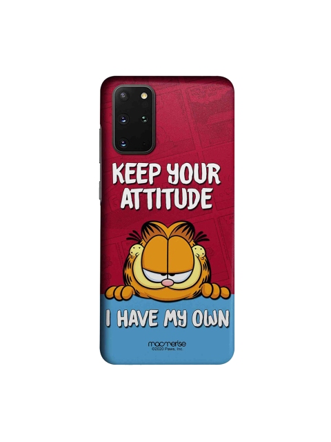 

macmerise Maroon & Blue Attitude Garfield Samsung Galaxy S20 Plus Back Case