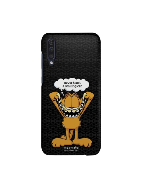 

macmerise Black & Orange Smiling Garfield Samsung Galaxy A50 Back Back Case