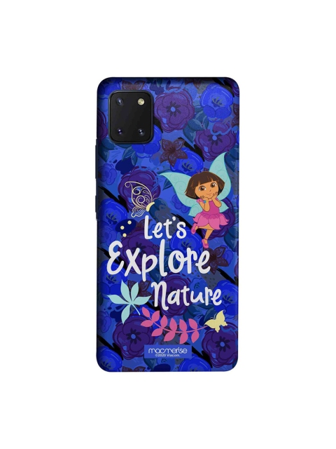 

macmerise Blue & Purple Cartoon Character Dora Printed Samsung Galaxy Note 10 Lite Back Cover
