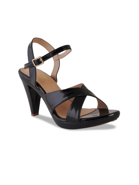 

SCENTRA Women Black Solid Sandals
