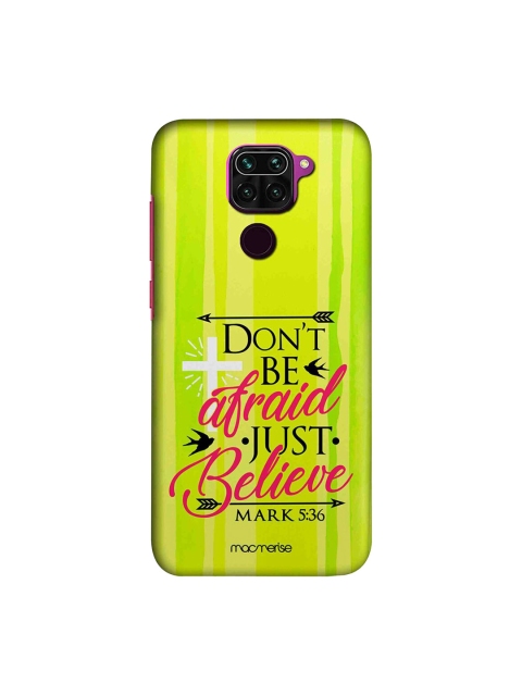 

macmerise Green & Red Just Believe Xiaomi Redmi Note 9 Back Case