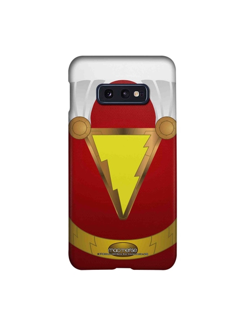 

macmerise Red & Yellow Suit up Shazam Samsung Galaxy S10E Back Cover, White