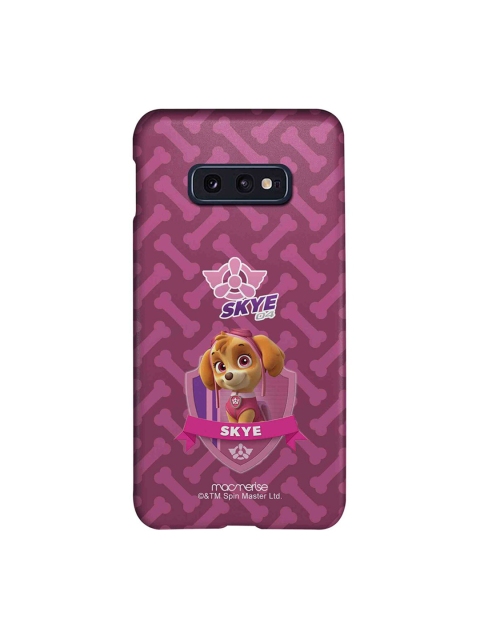 macmerise Purple & Pink Skye Paw Patrol Samsung Galaxy S10E Back Cover