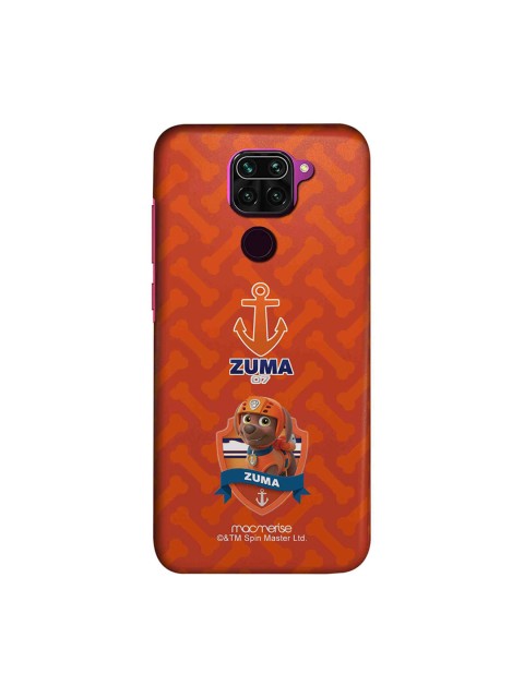 

macmerise Orange & Blue Zuma Paw Patrol Xiaomi Redmi Note 9 Back Case