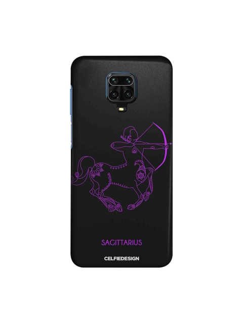 

macmerise Black & Purple Sagittarius Xiaomi Redmi Note 9 Pro Back Cover