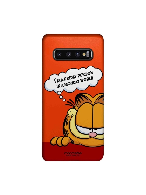 

macmerise Red & Orange Friday Garfield Samsung Galaxy S10 Case