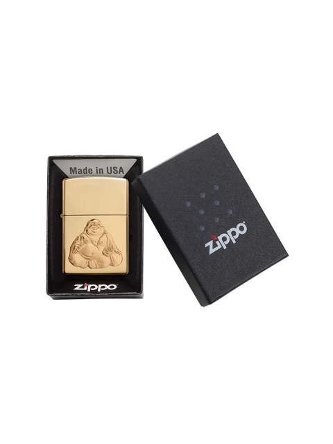 

Zippo Gold-Toned Laughing Buddha Pocket Lighter