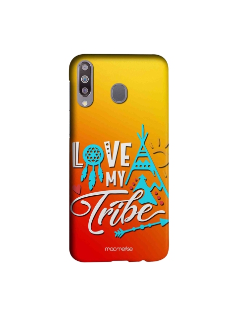 

macmerise Yellow & Orange Love My Tribe Samsung Galaxy M30 Back Case