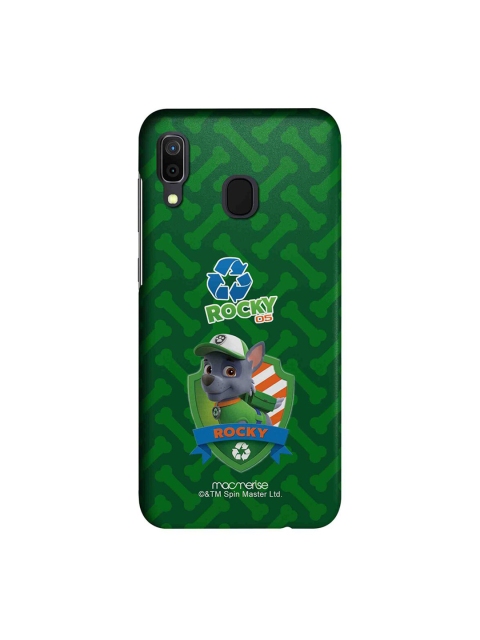 

macmerise Green & Blue Cartoon Characters Rocky Paw Patrol Samsung Galaxy A30 Mobile Back Case
