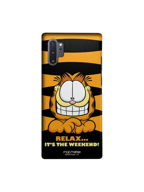 

macmerise Yellow & Black Weekend Garfield Samsung Galaxy Note 10 Plus Back Case