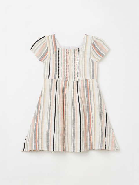 

Fame Forever by Lifestyle Girls Multicoloured Printed A-Line Dress, Multi