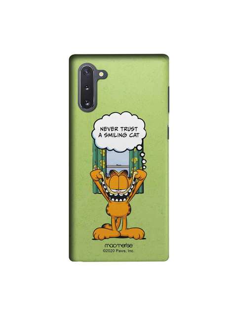

macmerise Green & Orange Keep Smiling Garfield Samsung Galaxy Note 10 Back Case