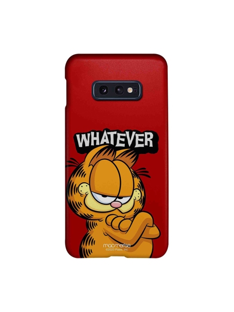 

macmerise Red & Brown Yeah Whatever Garfield Samsung Galaxy S10E Back Cover