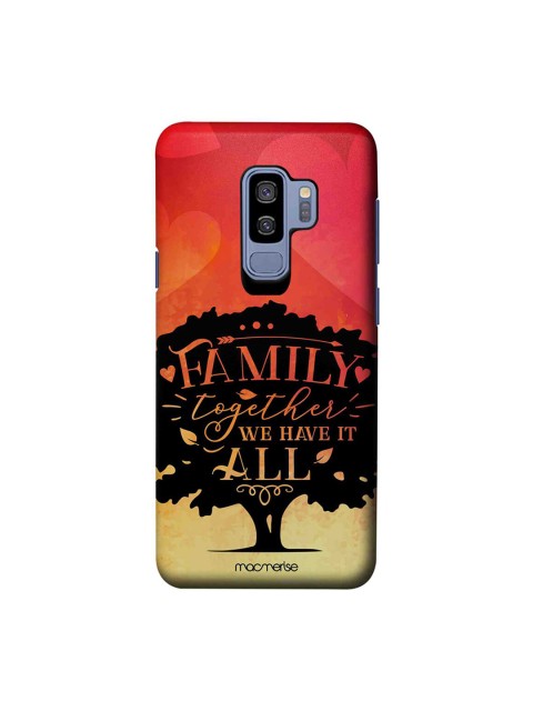 

macmerise Pink & Black Family Is All Samsung Galaxy S9 Plus Macmerise Illustrations Back Case
