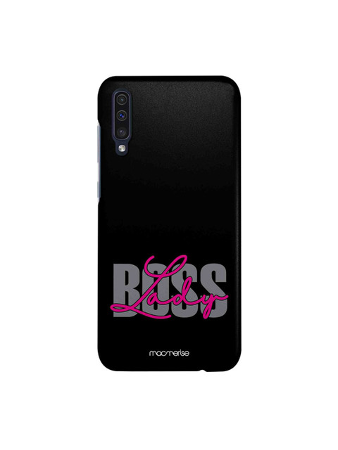 

macmerise Black & Pink Boss Lady Bold Samsung Galaxy A50s Back Cover