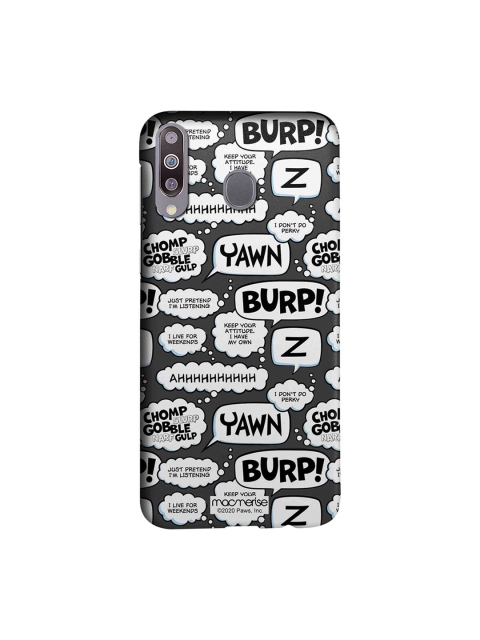 

macmerise Grey & White Moods Of Garfield Samsung Galaxy M30 Case