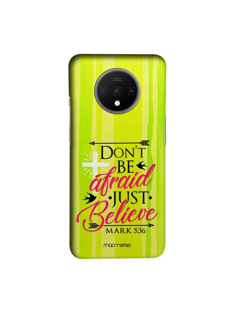

macmerise Green & Black Just Believe OnePlus 7T Back Case
