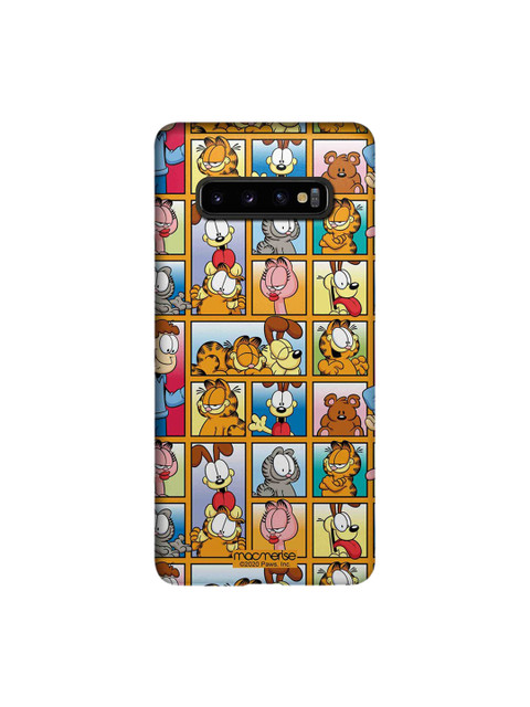 

macmerise Brown & Blue Garfield Collage Samsung Galaxy S10 Plus Back Cover