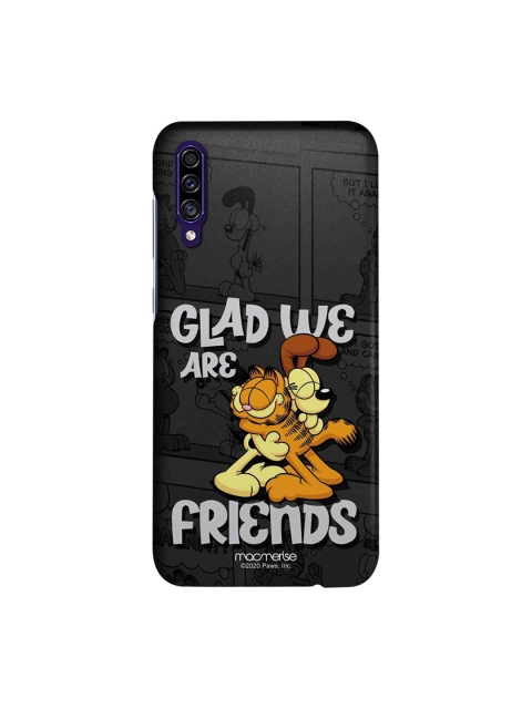 

macmerise Black & Brown Friendly Catdog Garfield Samsung Galaxy A30s Back Cover