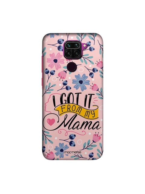 

macmerise Pink & Blue From My Mama Xiaomi Redmi Note 9 Back Cover