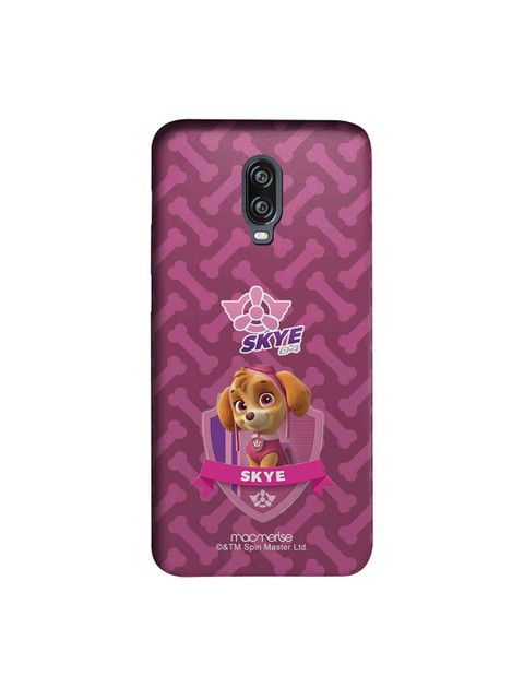 

macmerise Pink & Brown Skye Paw Patrol OnePlus 6T Back Case