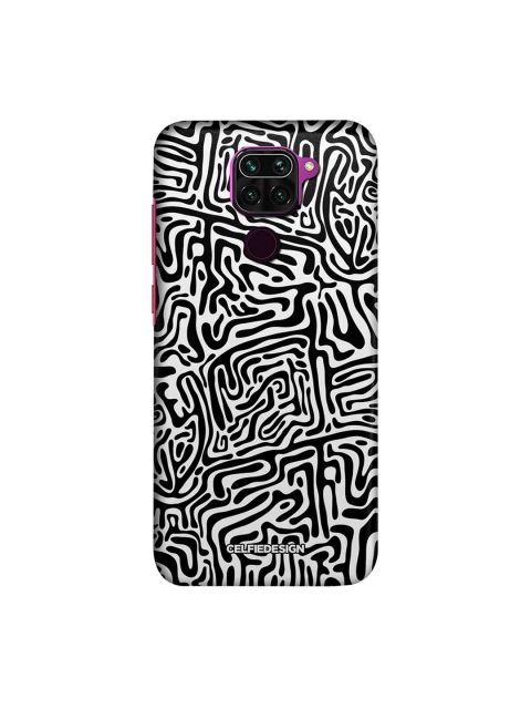 

macmerise Black & White Maze Abstract Xiaomi Redmi Note 9 Back Case