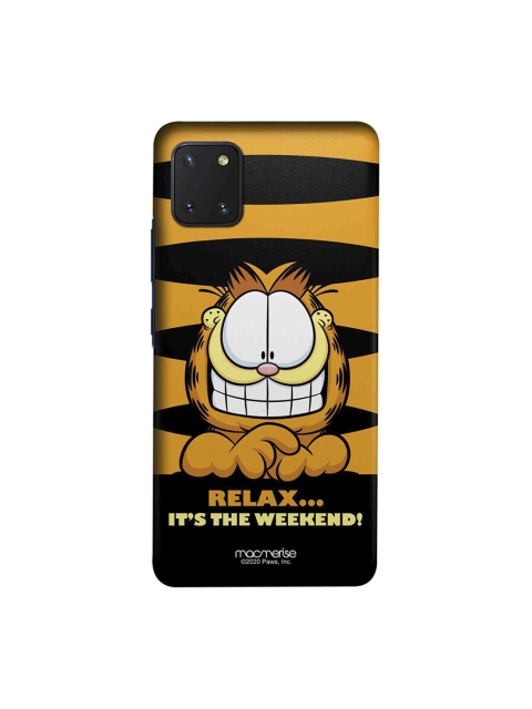 

macmerise Orange & Black Weekend Garfield Samsung Galaxy Note 10 Lite Case